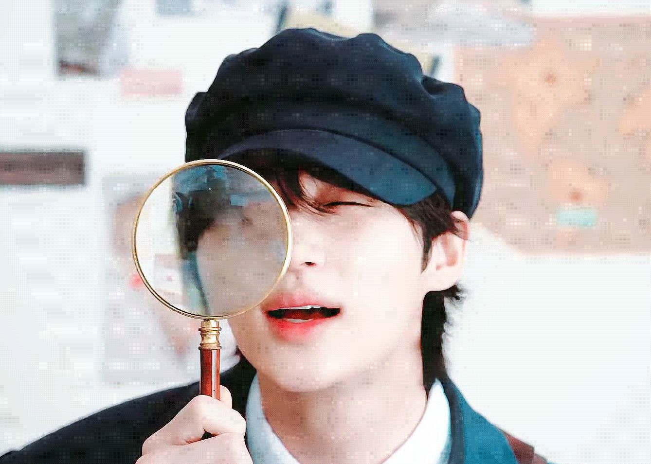 Behind-the-scenes cut of Byeon Wooseok