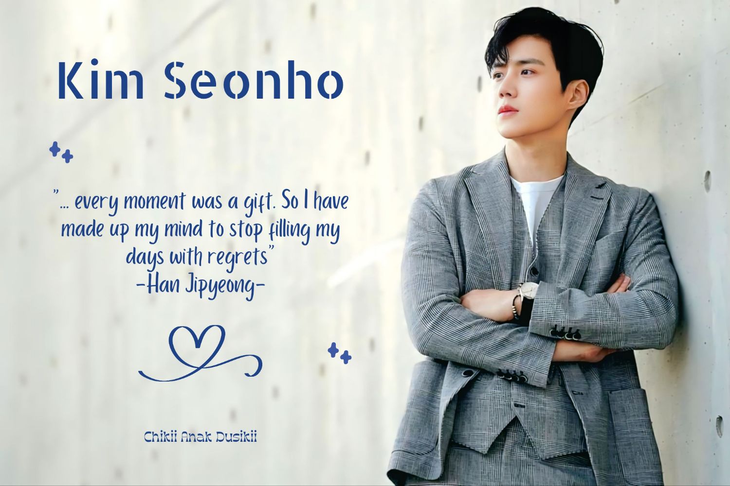 Behind-the-scenes cut of Kim Seonho