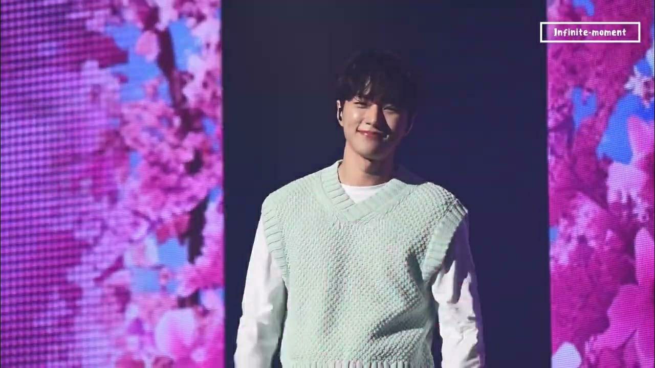 Recent activity shot of Kim Myungsoo (L)