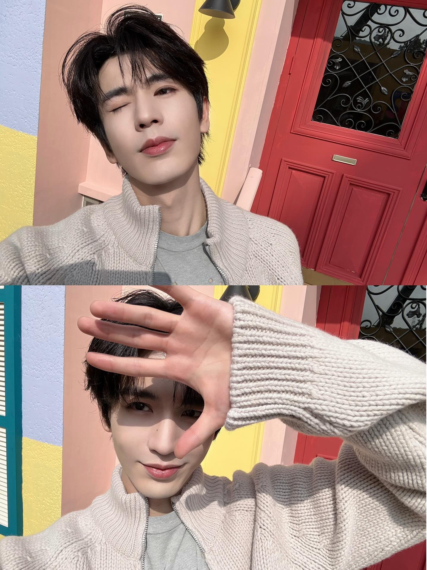 Behind-the-scenes cut of Zhang Linghe