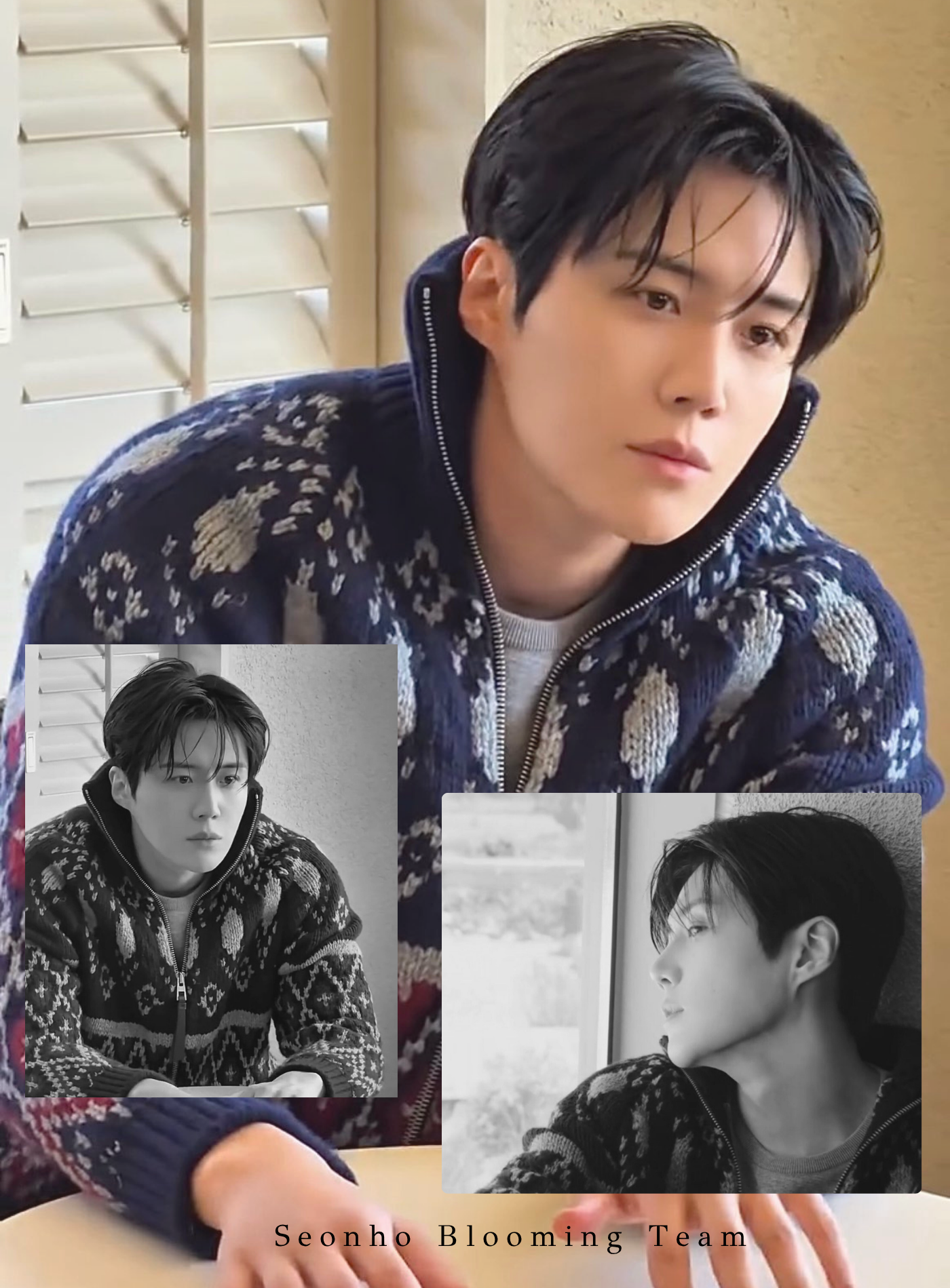 Behind-the-scenes cut of Kim Seonho