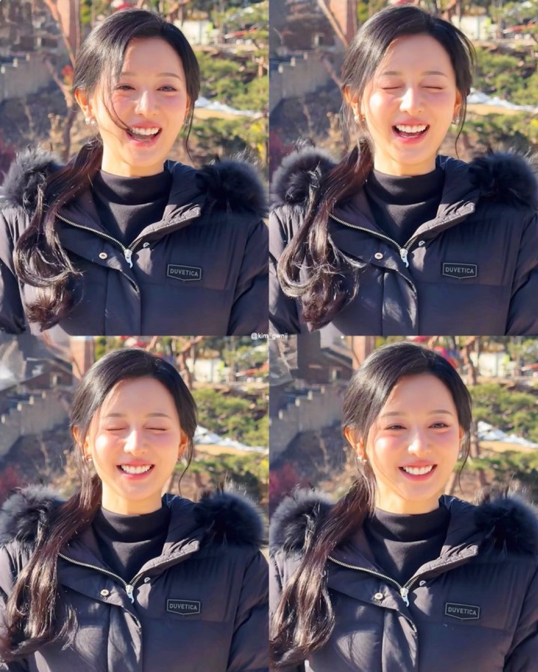 Behind-the-scenes cut of Kim Jiwon