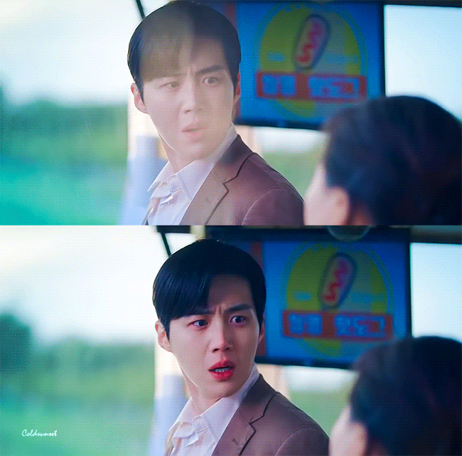 Behind-the-scenes cut of Kim Seonho