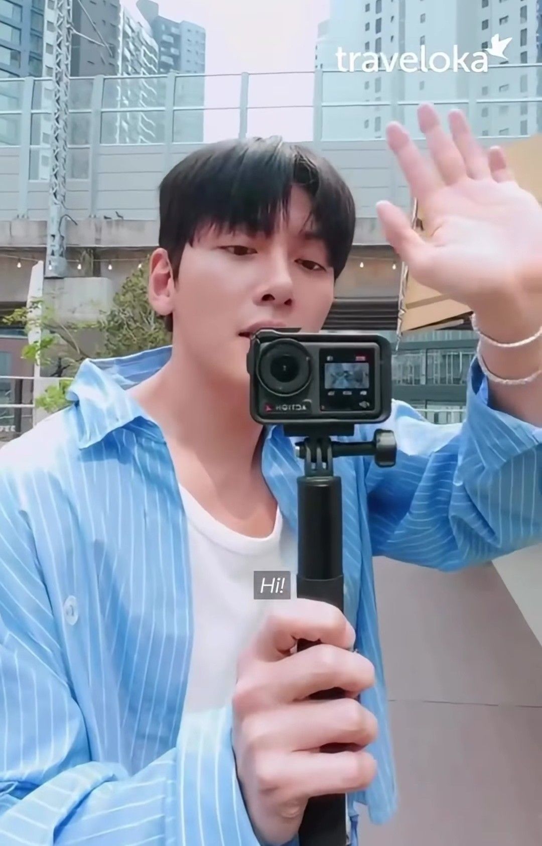 A moment captured by a fan of Ji Changwook