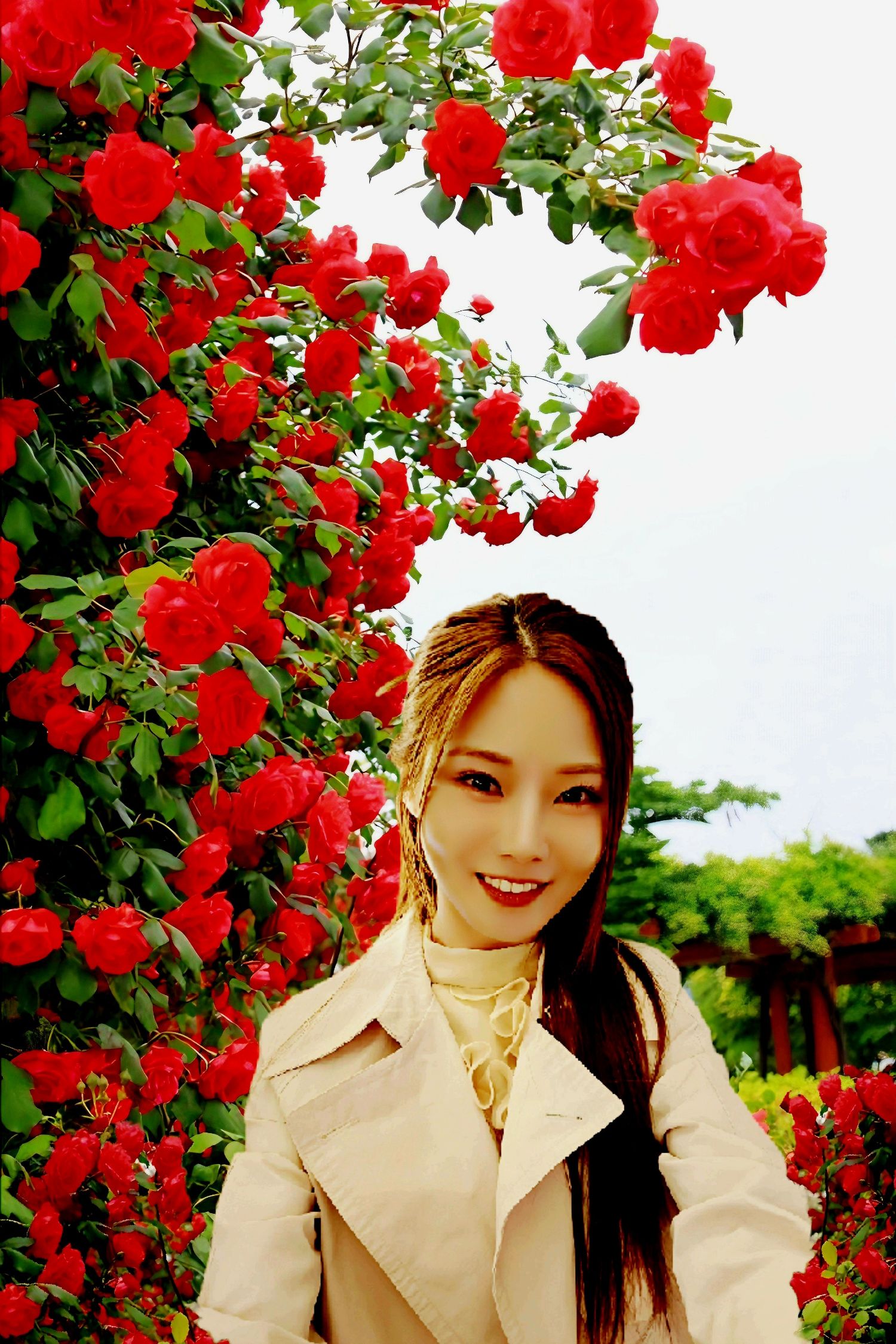 Behind-the-scenes cut of Bae Ahyeon