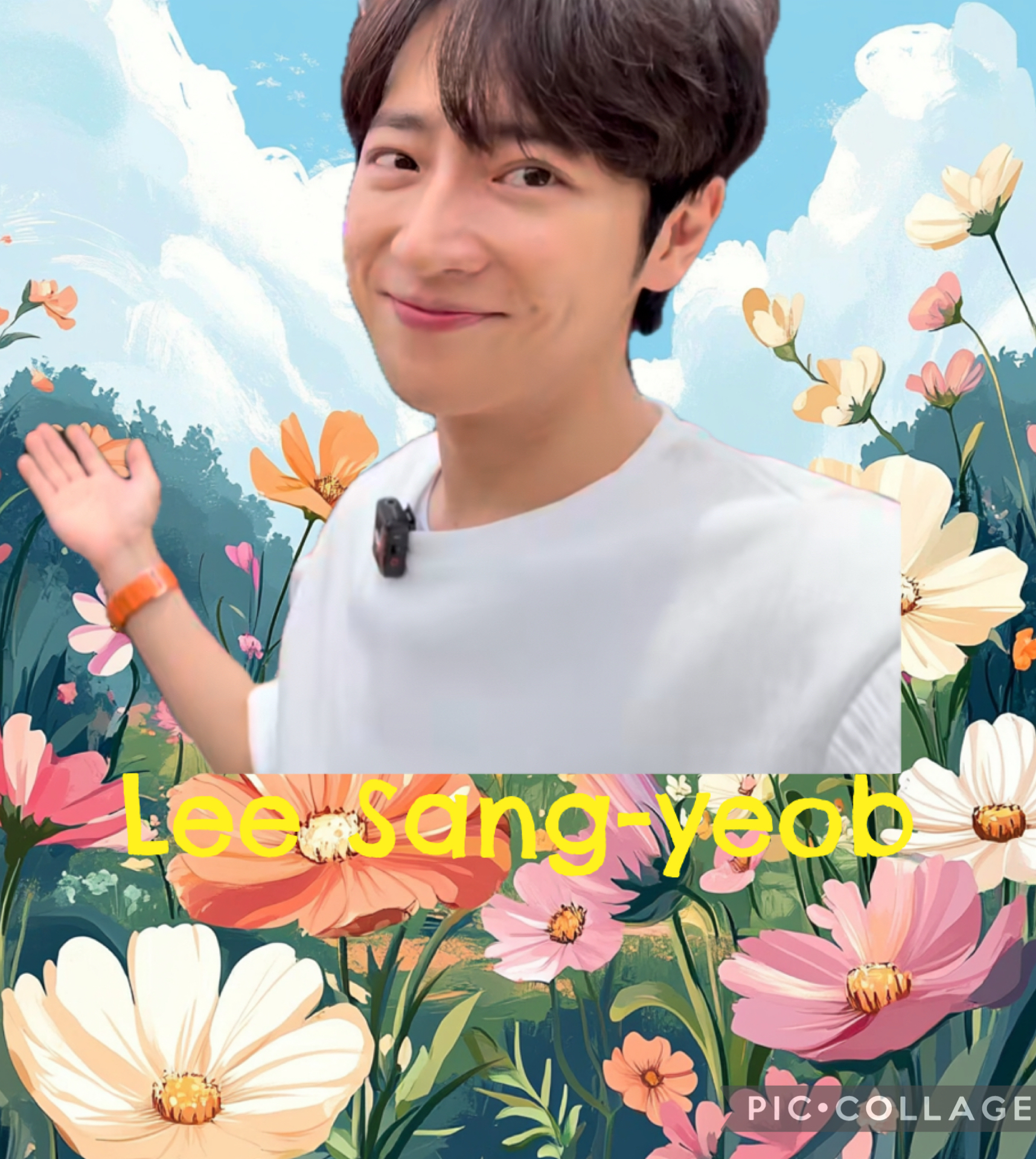 A moment captured by a fan of Lee Sangyeob