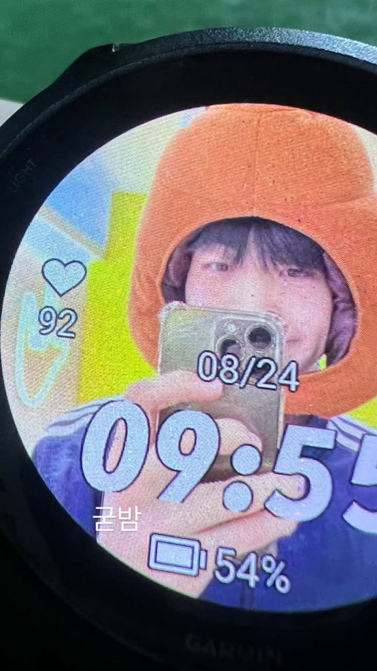 Behind-the-scenes cut of Kang Hoon