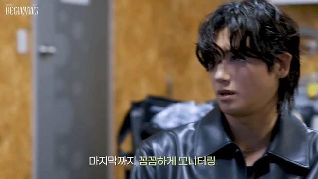 Behind-the-scenes cut of Park Hyungsik