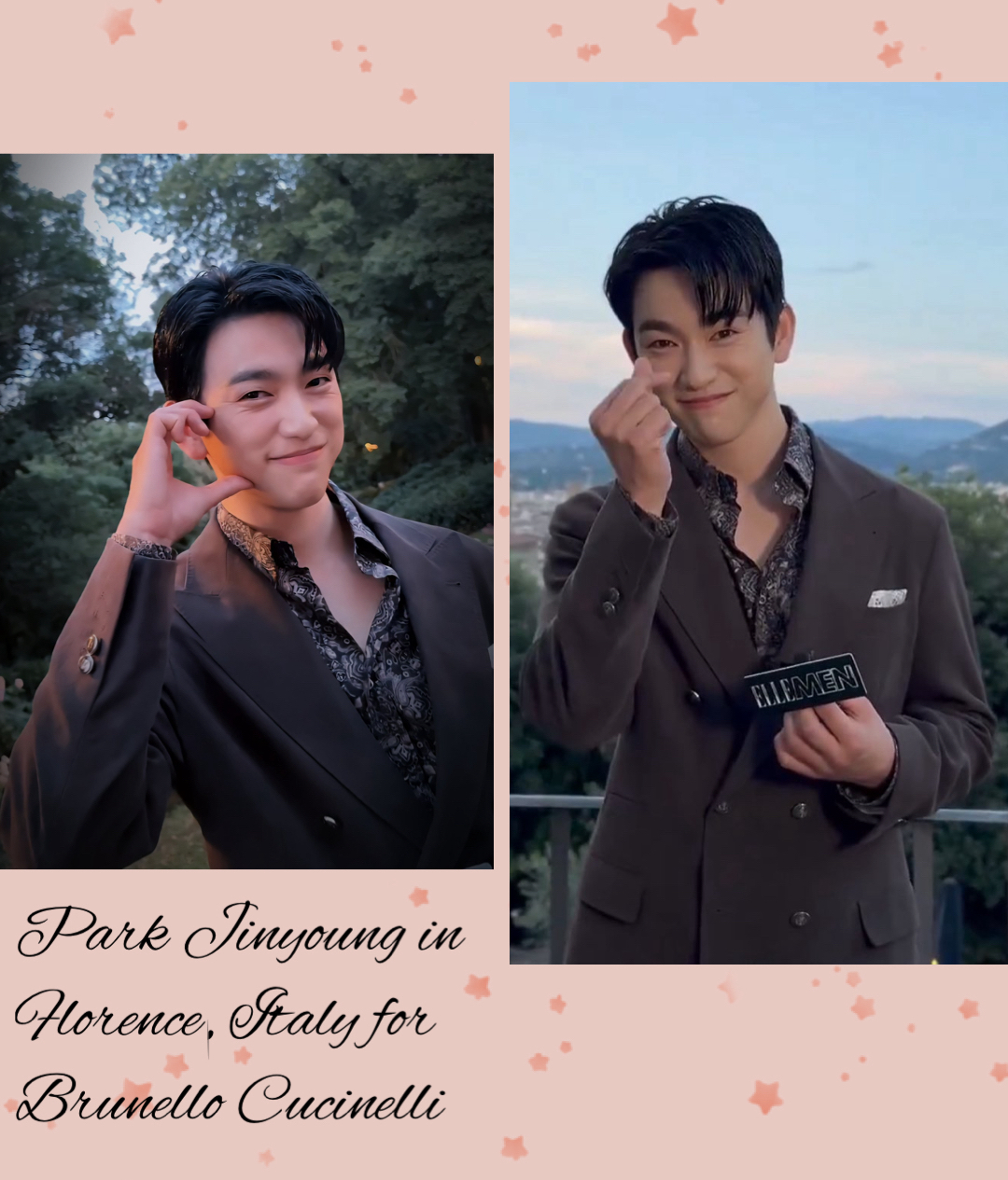 Behind-the-scenes cut of Park Jinyoung