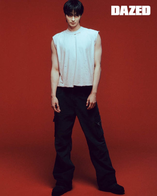 Recent activity shot of Byeon Wooseok