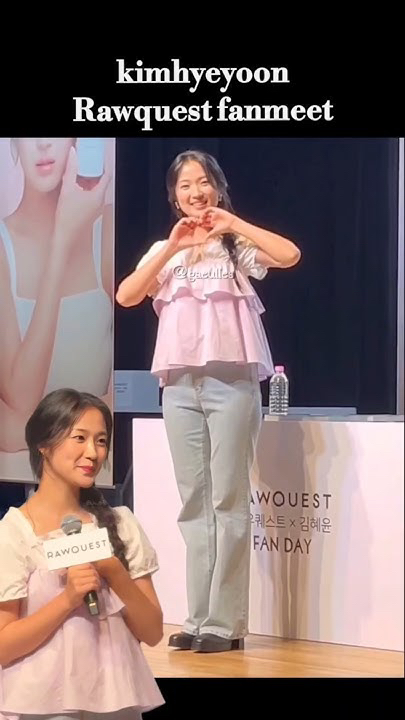 A moment captured by a fan of Kim Hyeyoon
