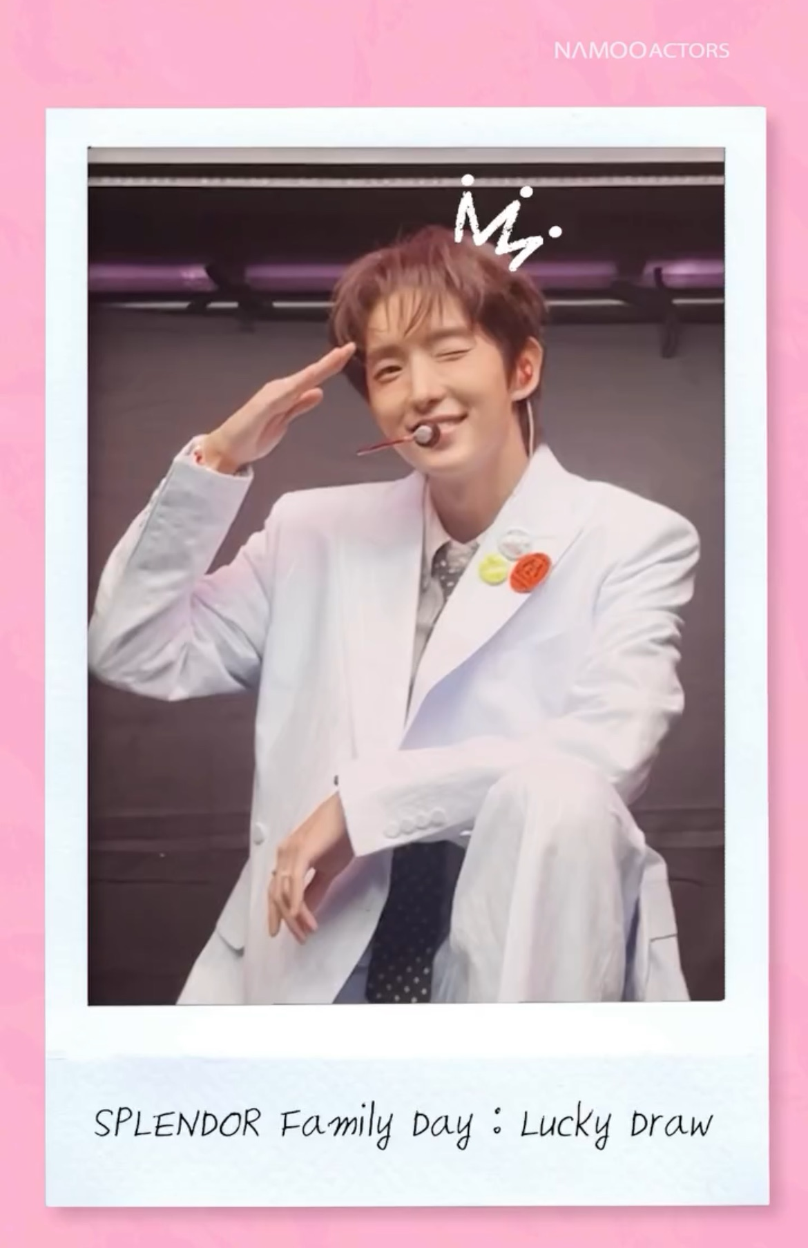 A moment captured by a fan of Lee Joongi