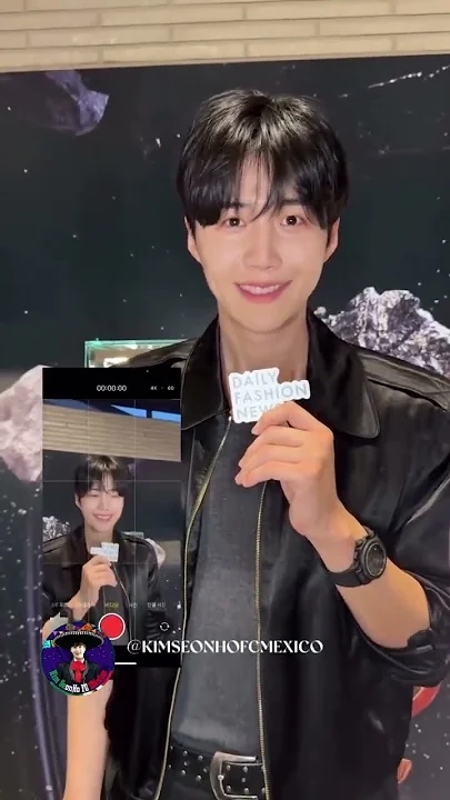 Behind-the-scenes cut of Kim Seonho