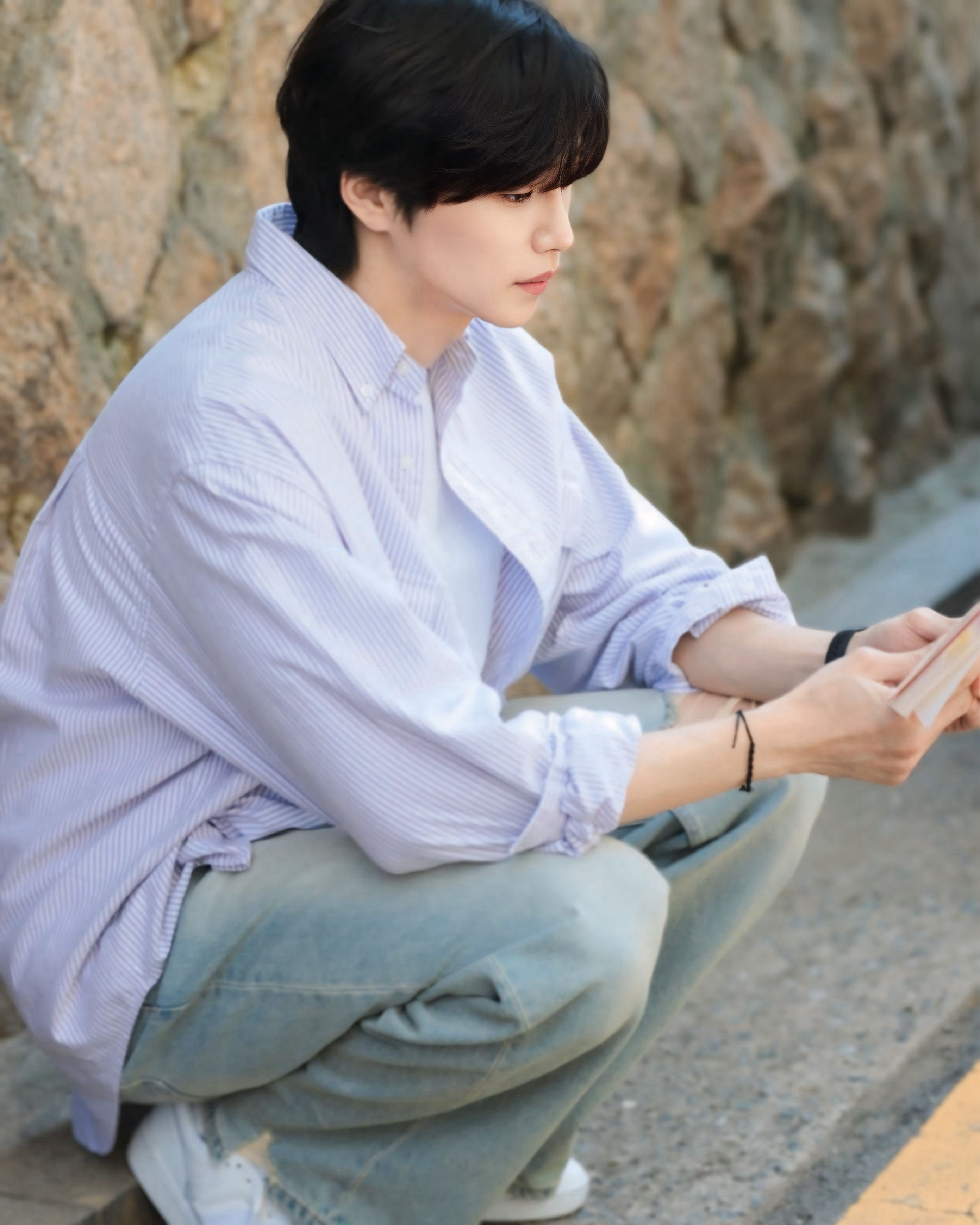 A moment captured by a fan of Kim Jaeyoung