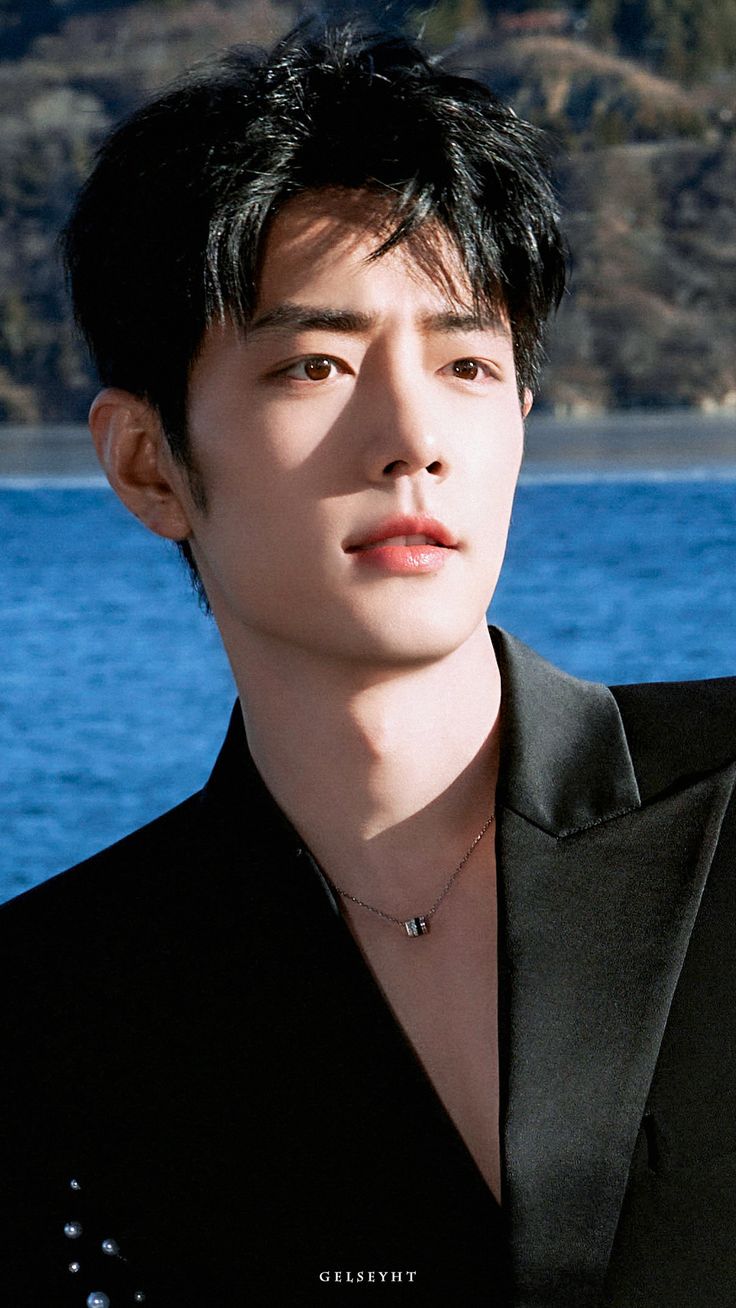 Special wallpaper made by Xiao Zhan's fans