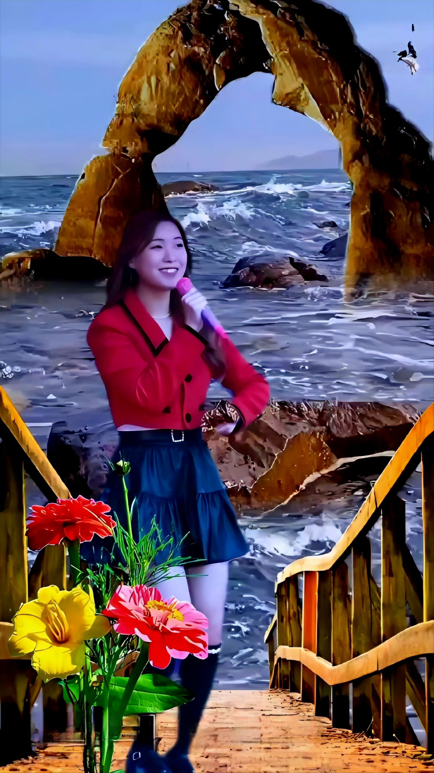 Recent activity shot of Sung Minji