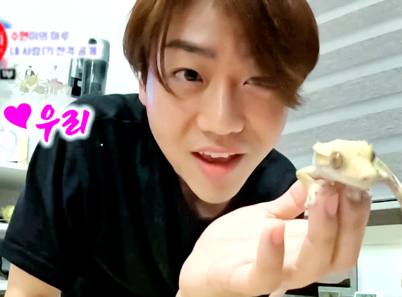 Recent activity shot of Min Soohyun