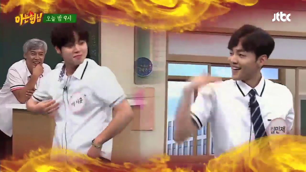 Behind-the-scenes cut of Park Jihoon
