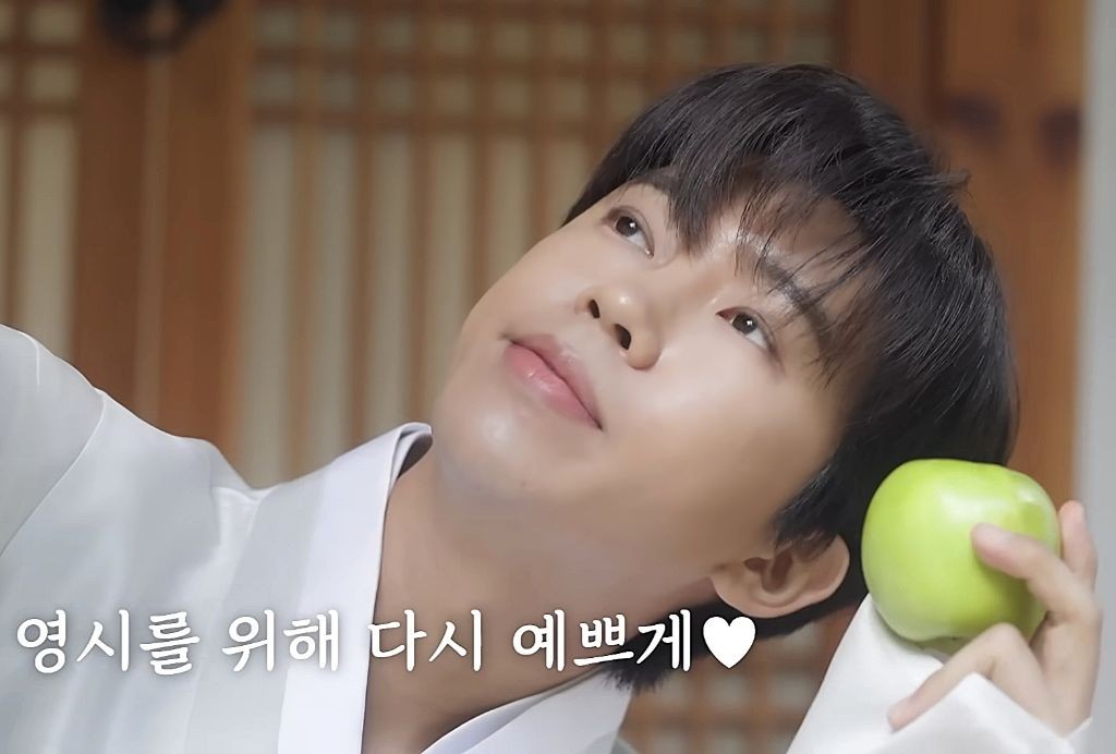 임영웅의 비하인드 컷