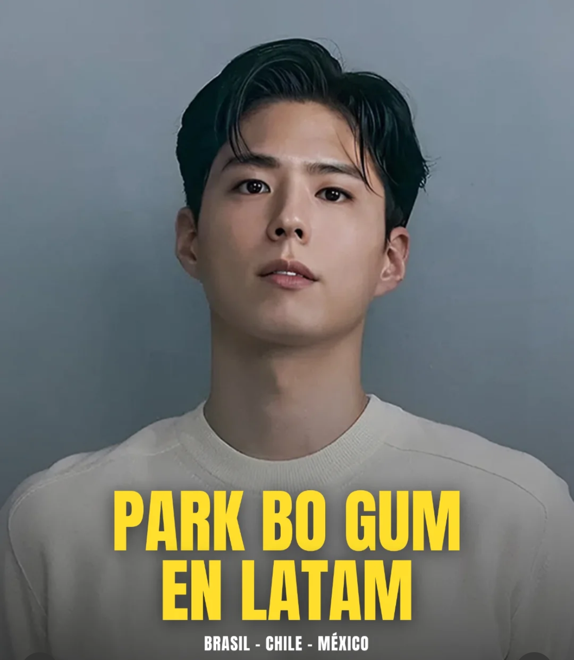 Recent activity shot of Park Bogum