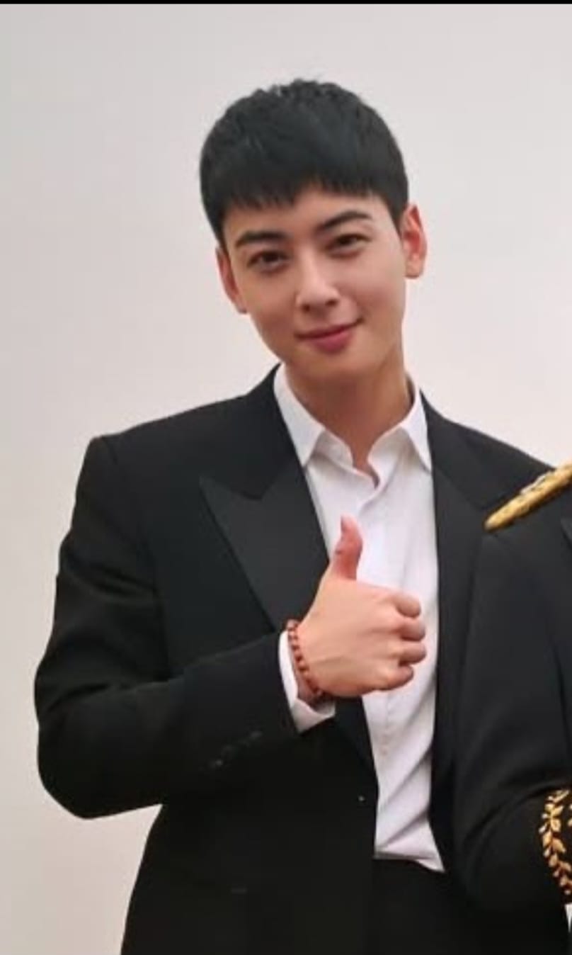 A moment captured by a fan of Cha Eunwoo