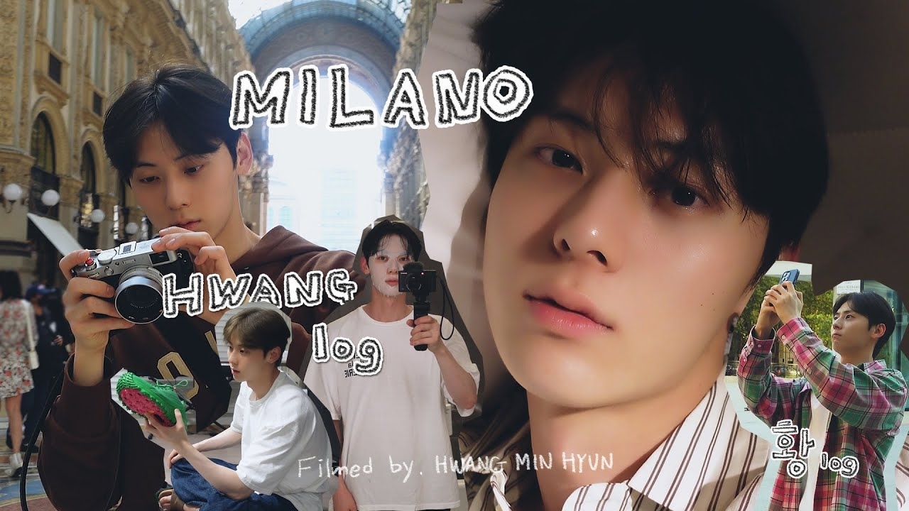 A moment captured by a fan of Hwang Minhyun