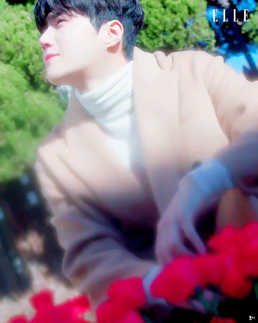 Behind-the-scenes cut of Kim Seonho