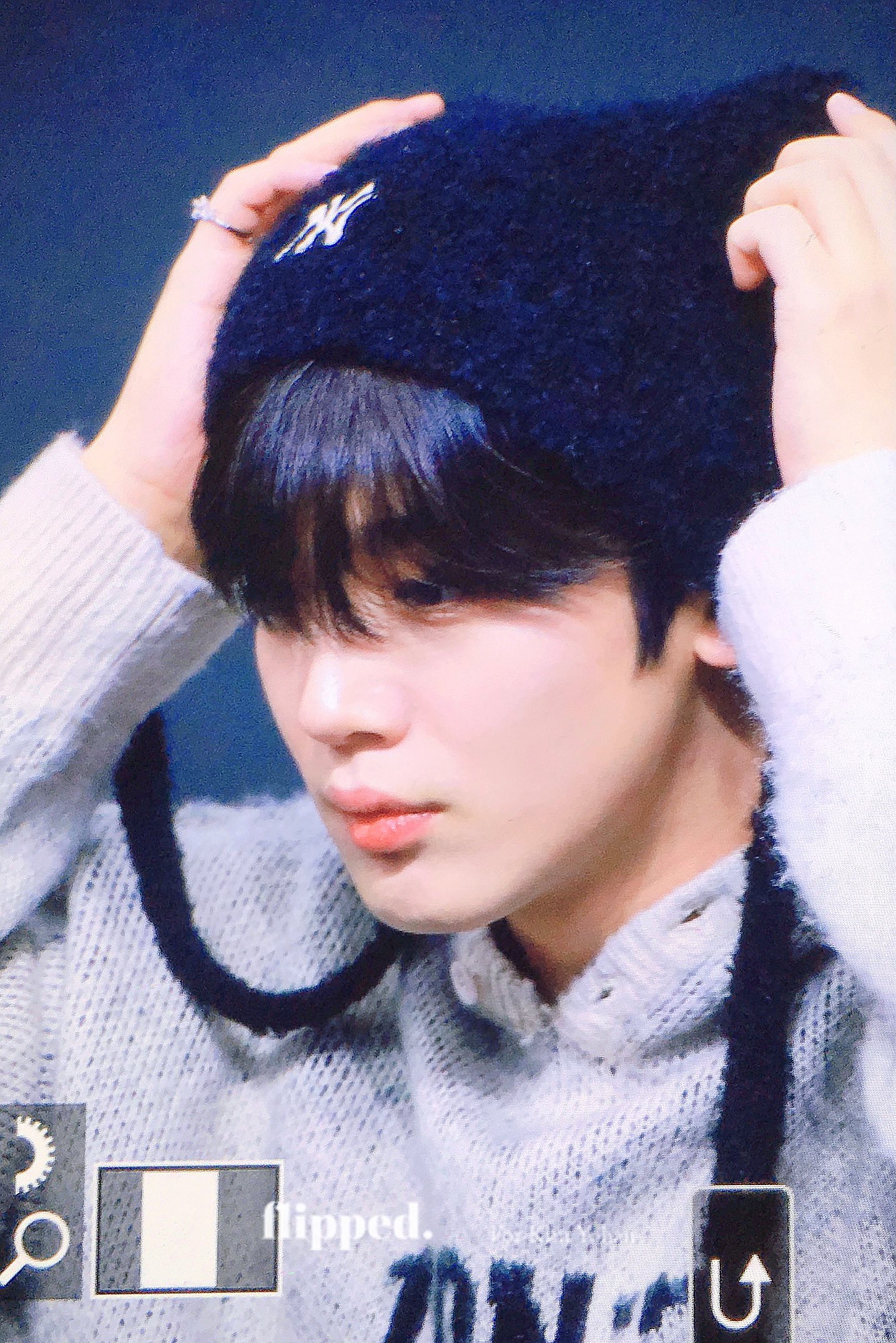 Behind-the-scenes cut of Kim Yohan