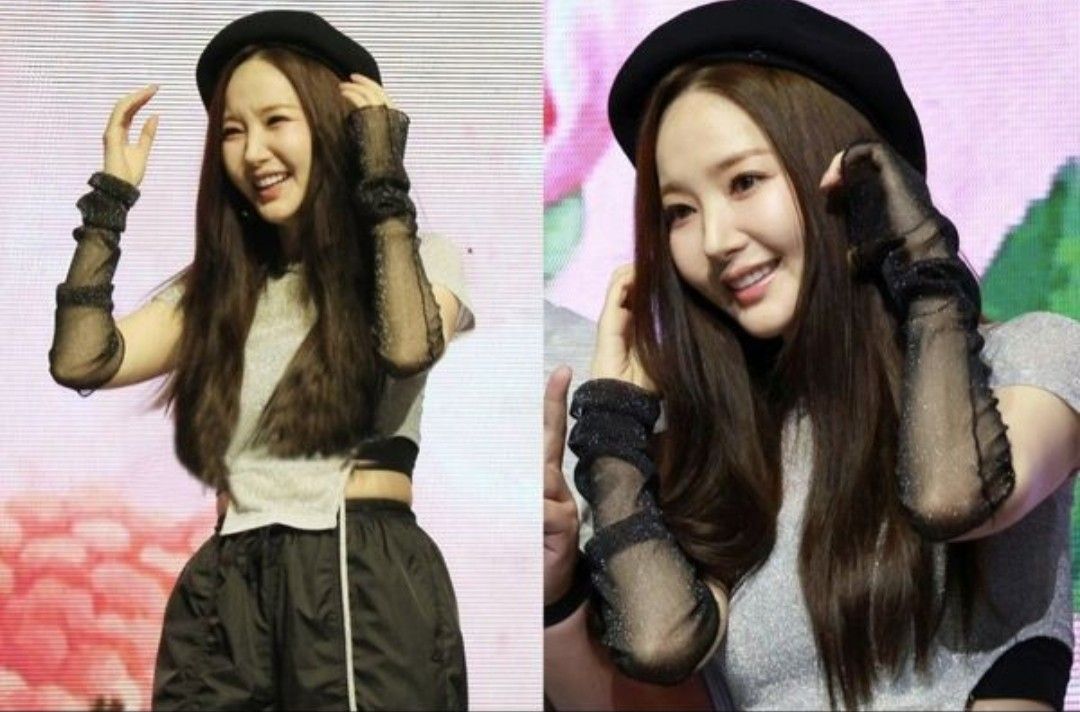 Behind-the-scenes cut of Park Minyoung