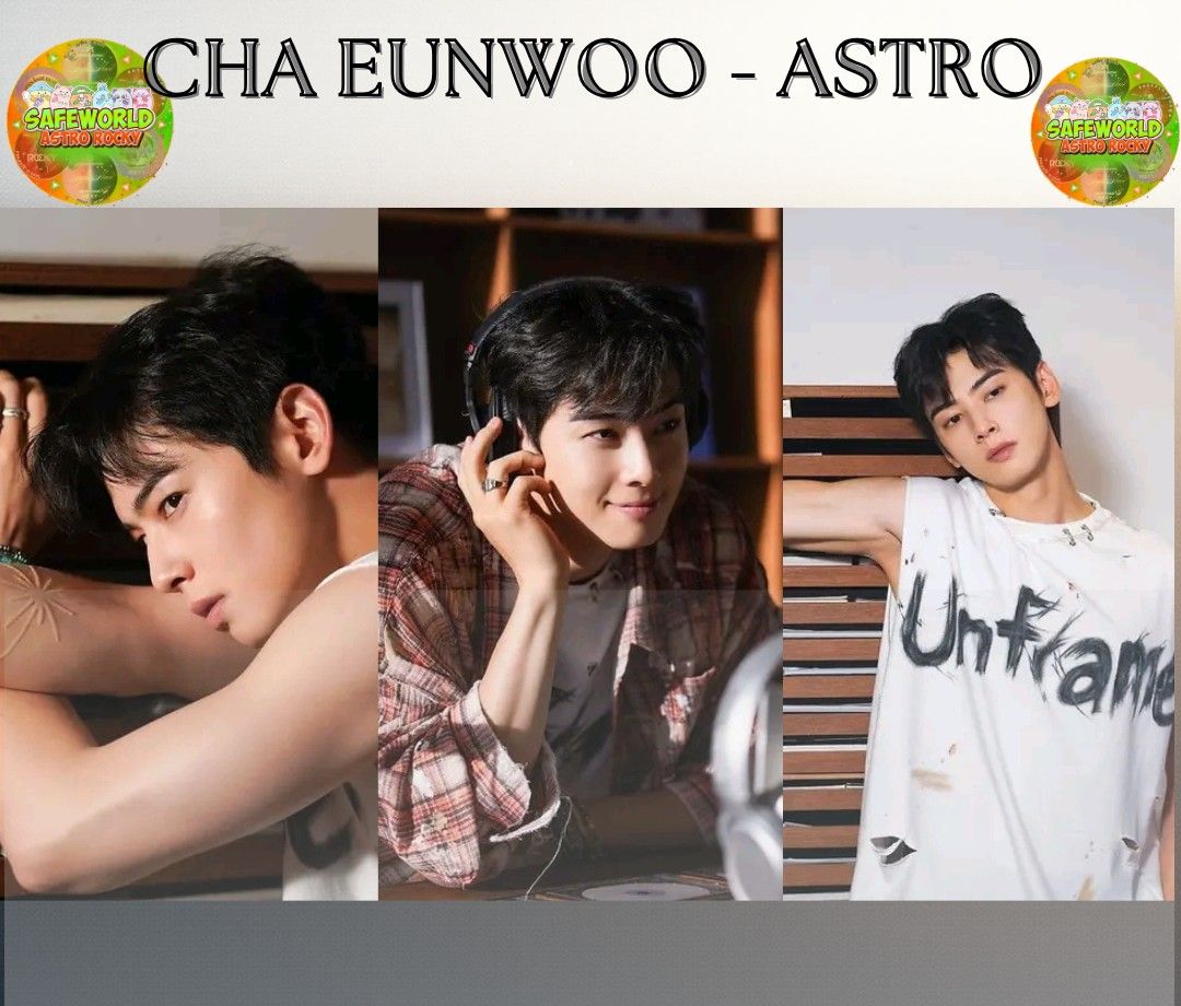 Behind-the-scenes cut of Cha Eunwoo