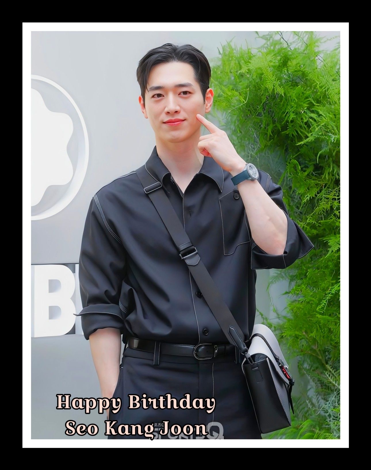 Behind-the-scenes cut of Seo Kangjoon