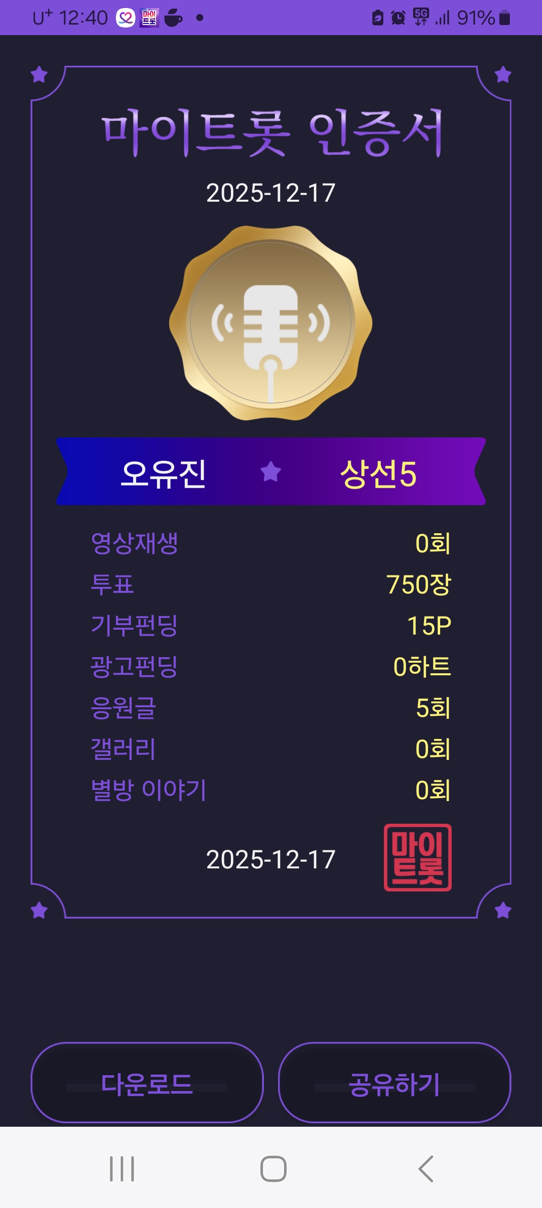 粉絲為Oh Yujin分享的情感桌布