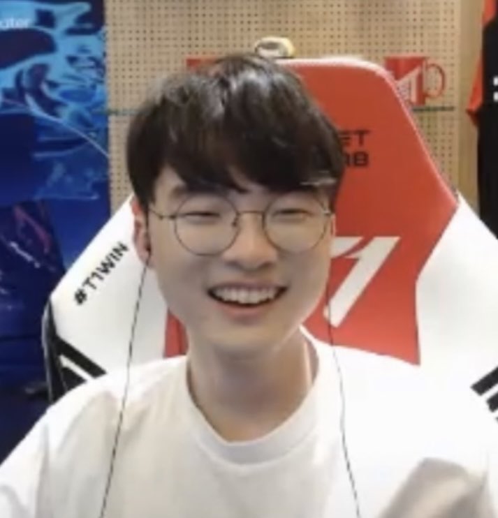 Recent activity shot of Faker