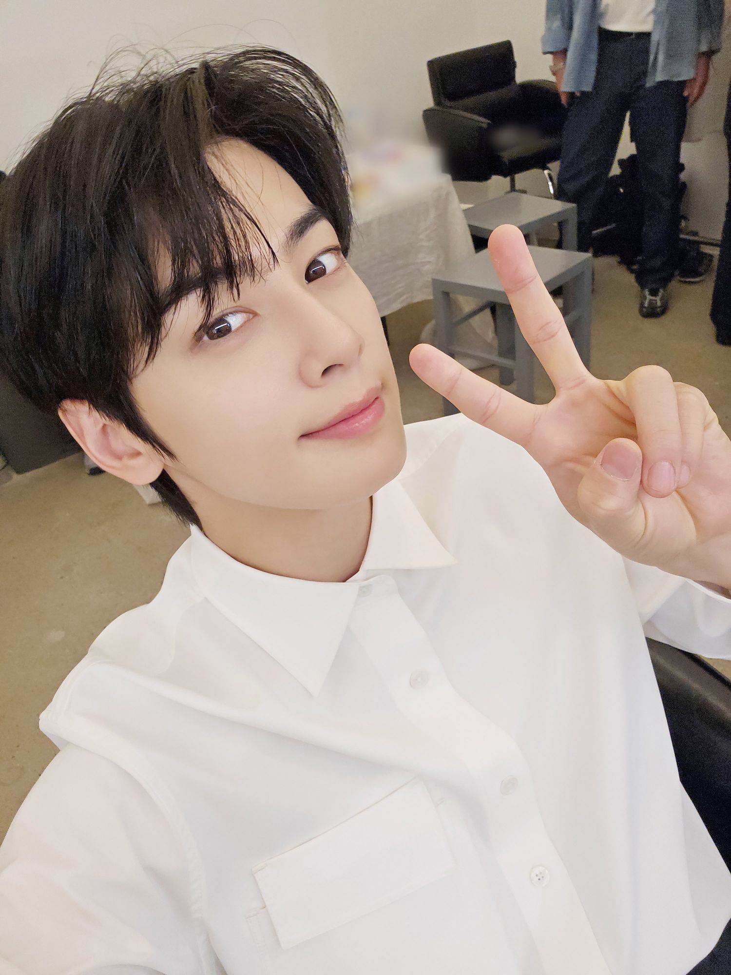 粉丝拍下的车银优瞬间