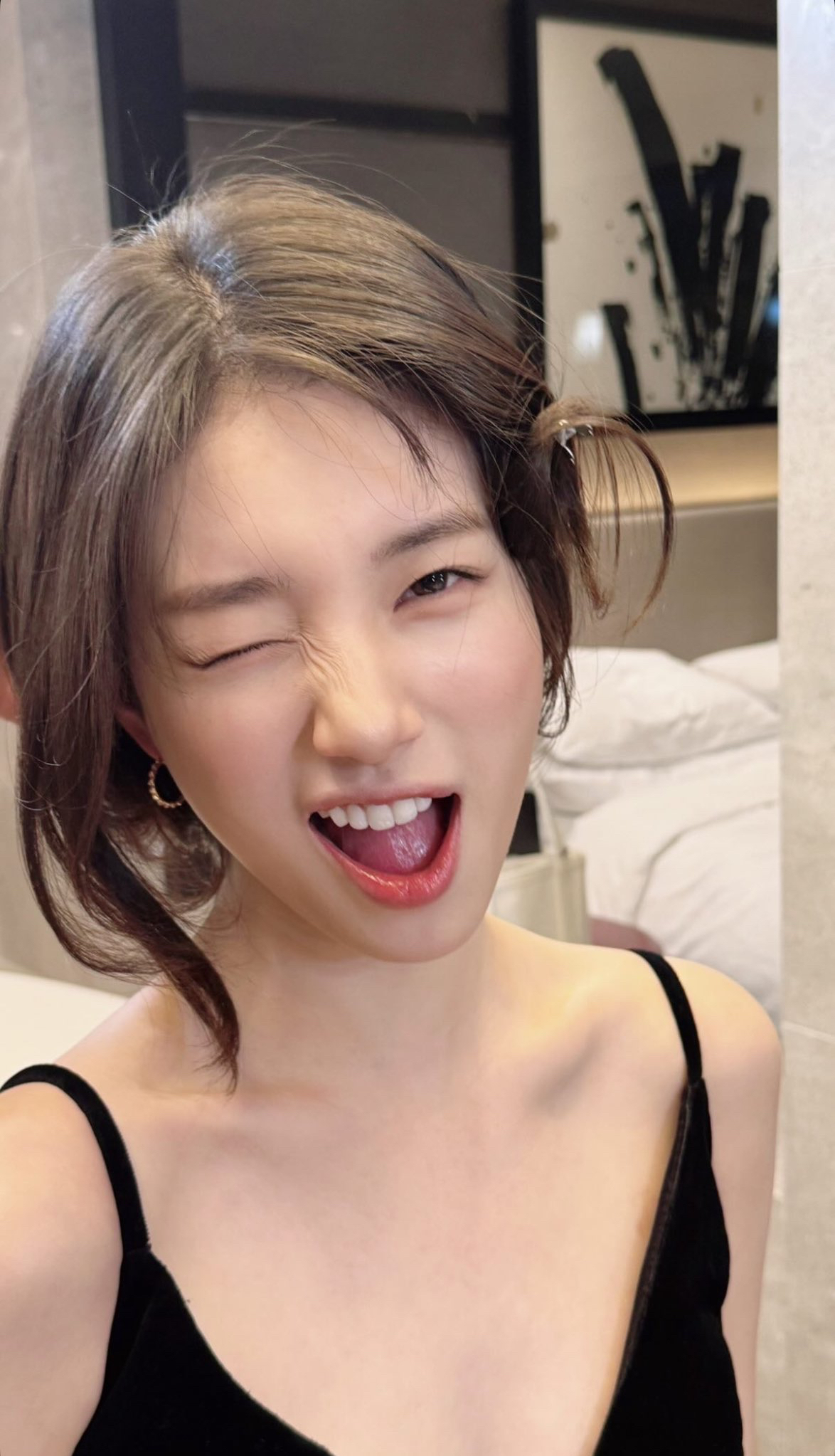 ファンが撮影したペ・スジの瞬間