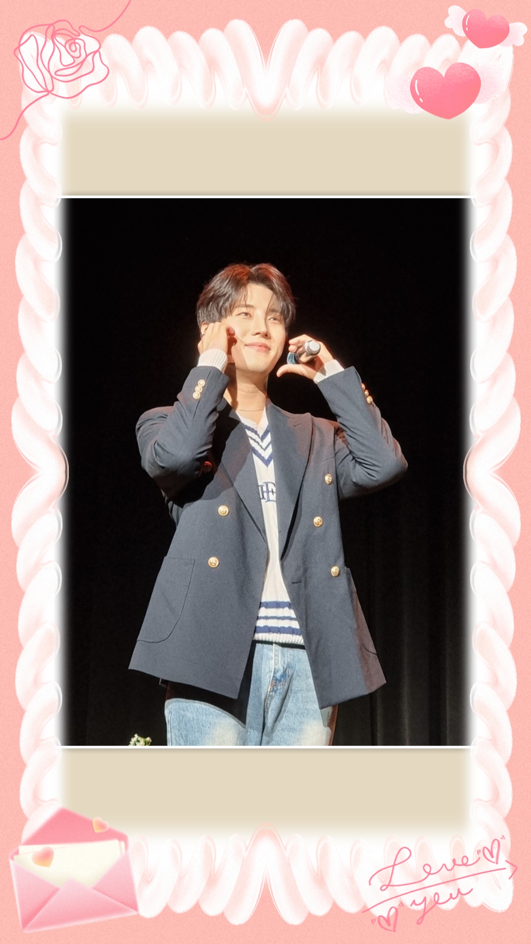 Emotional wallpaper shared by fans for Kim Jungyeon