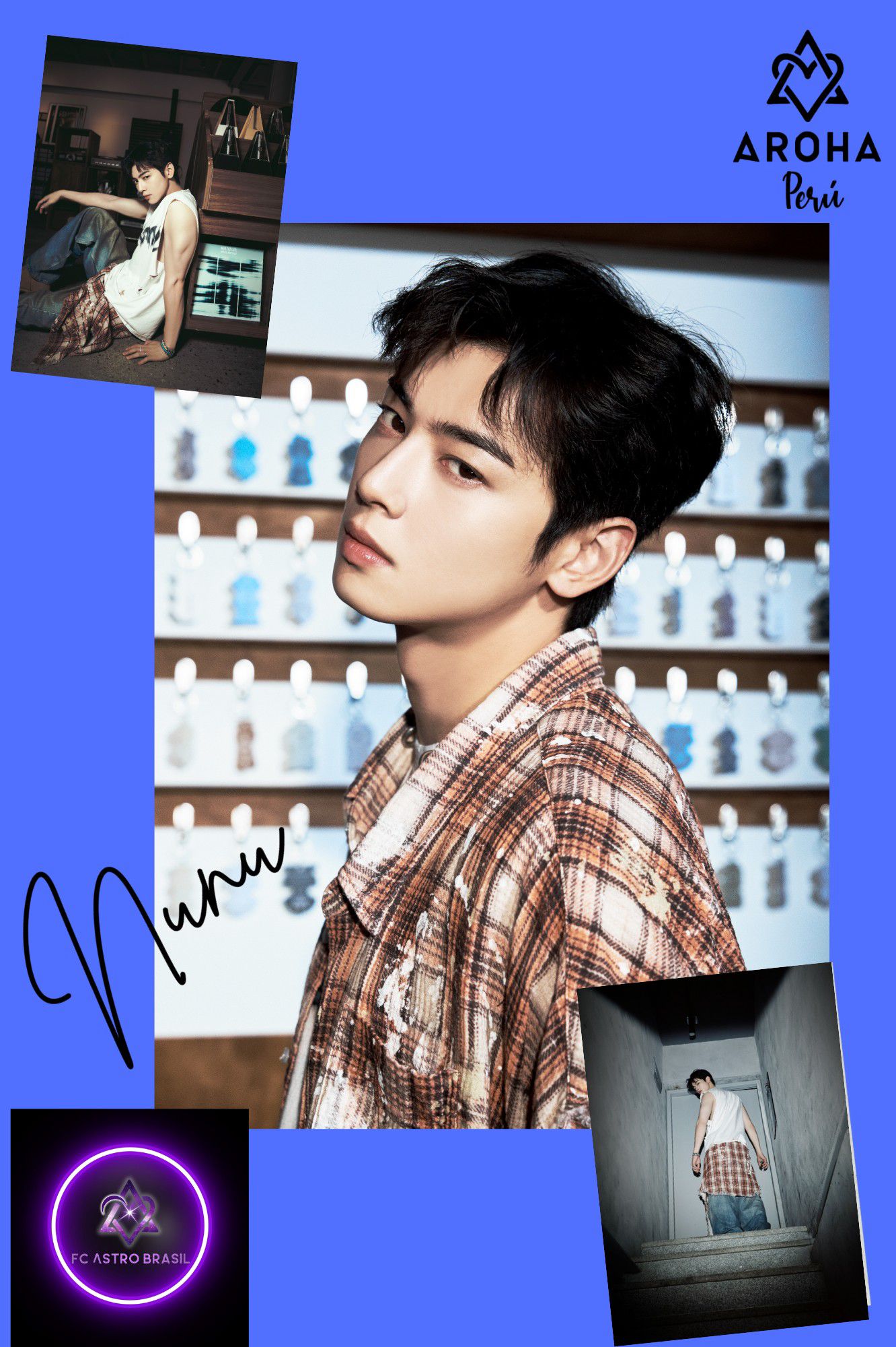 Recent activity shot of Cha Eunwoo