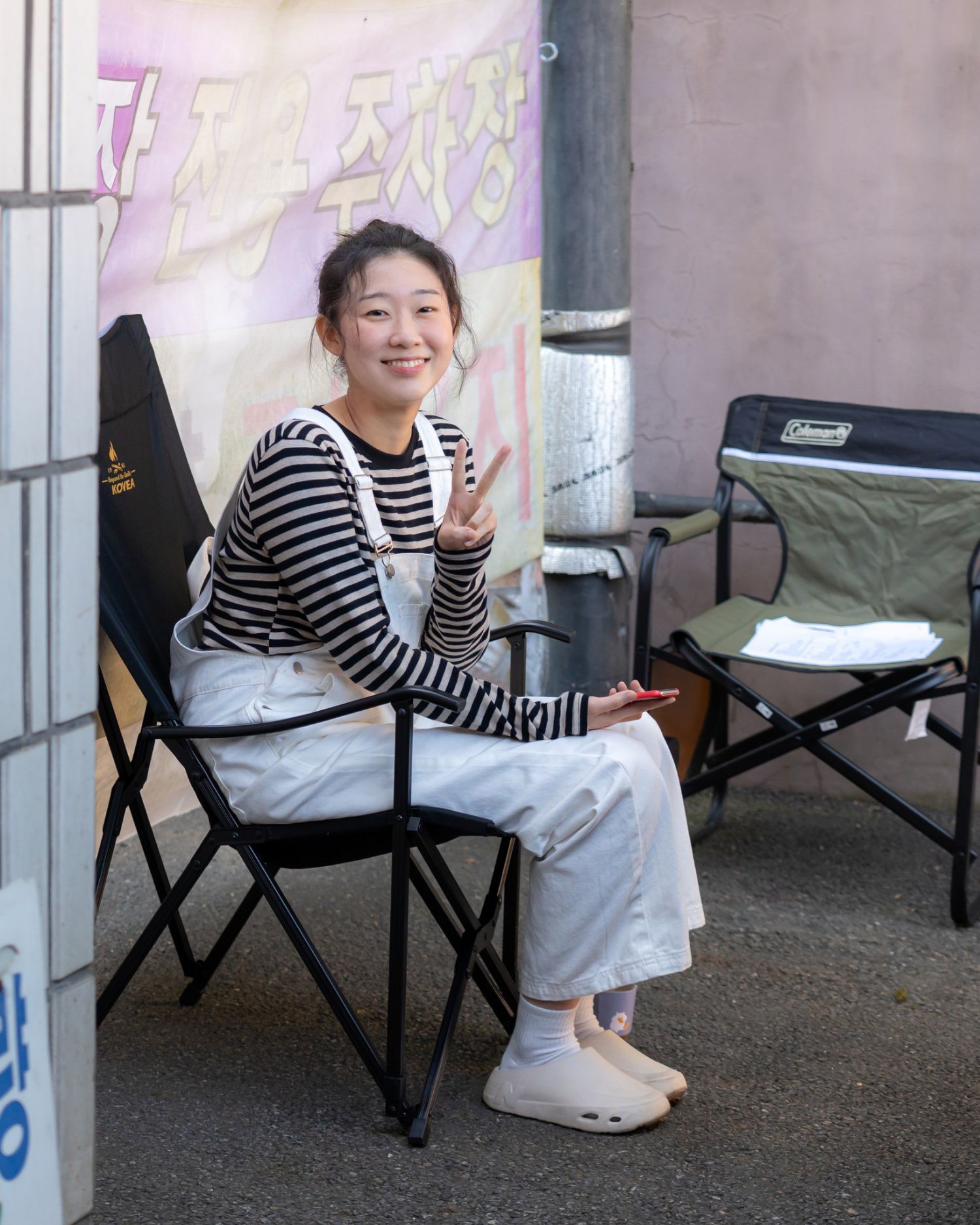 Behind-the-scenes cut of Han Yeji