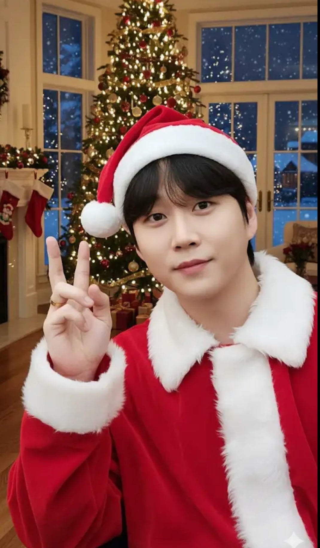 Emotional wallpaper shared by fans for Hwang Youngwoong