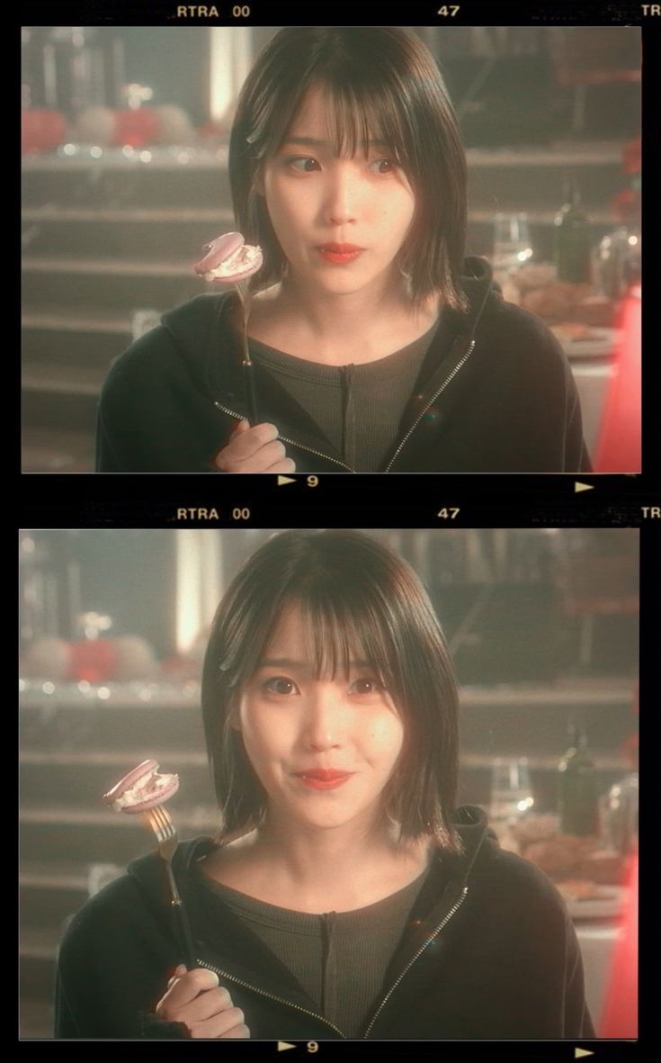 ファンが撮影したIUの瞬間