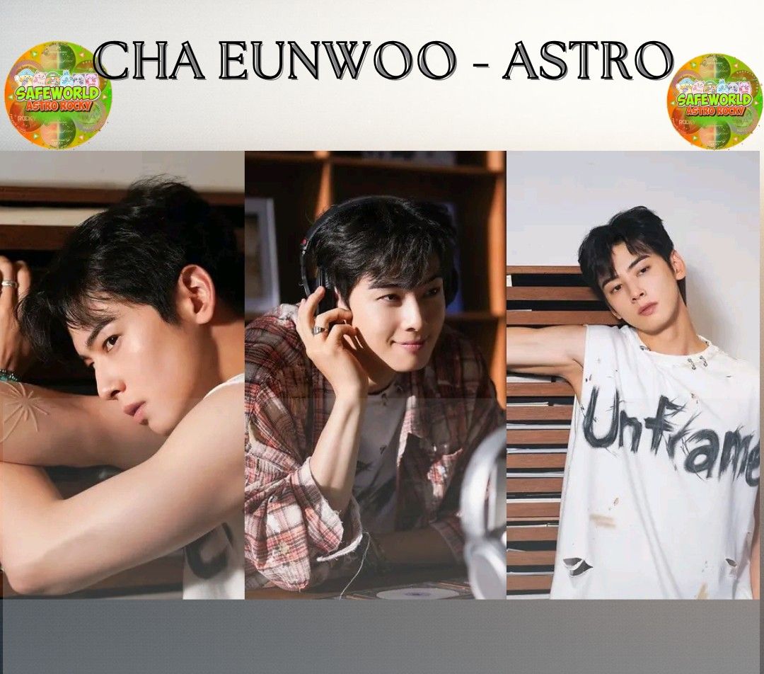 Behind-the-scenes cut of Cha Eunwoo