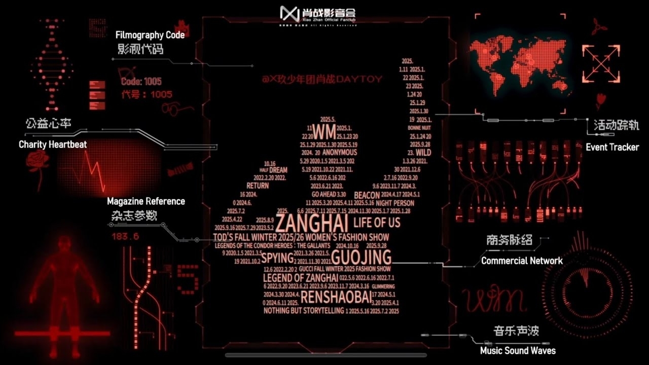 肖战的近期活动照