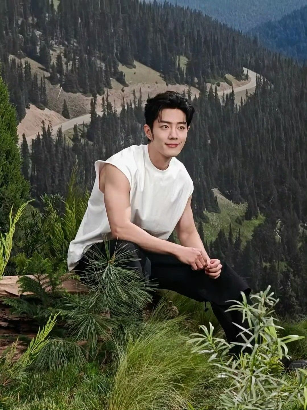 Recent activity shot of Xiao Zhan