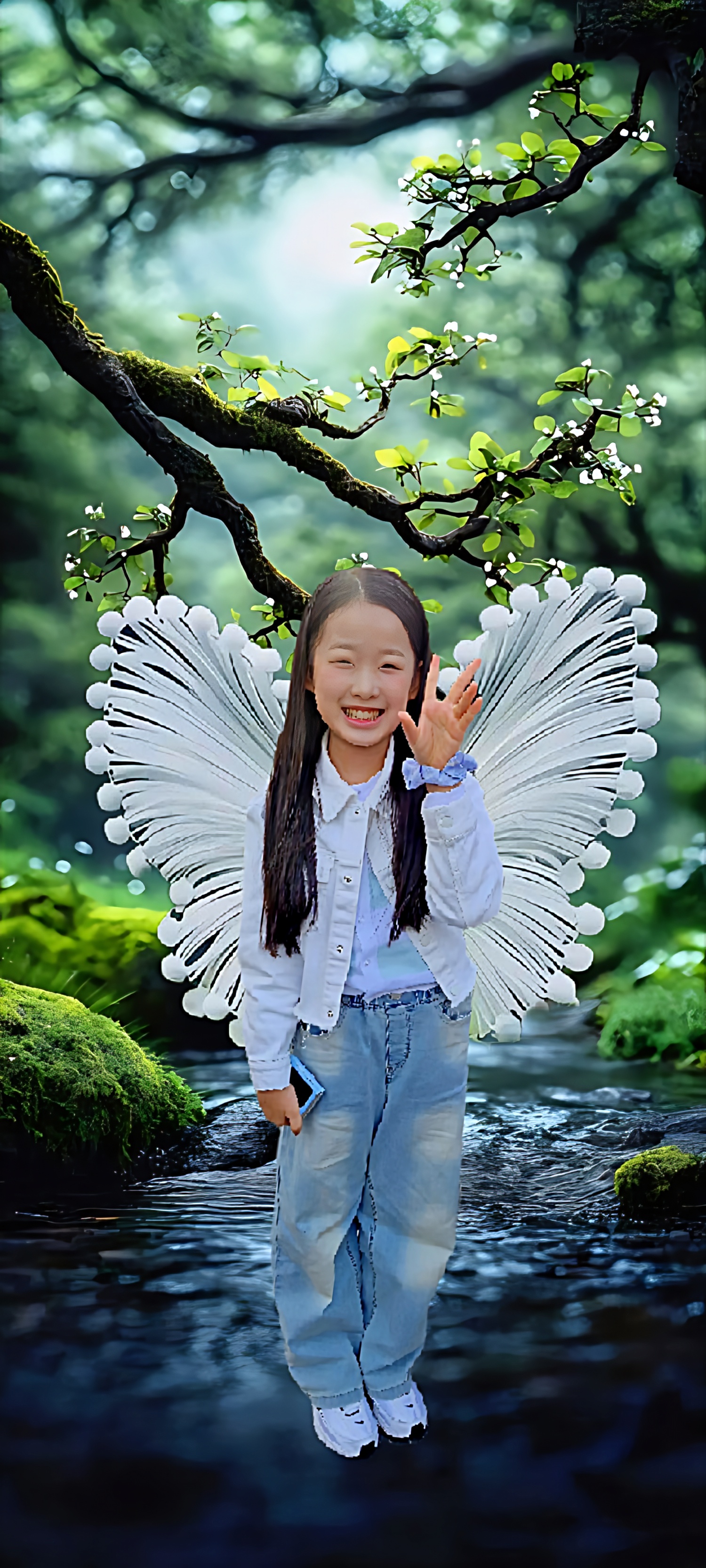 Emotional wallpaper shared by fans for Lee Sooyeon