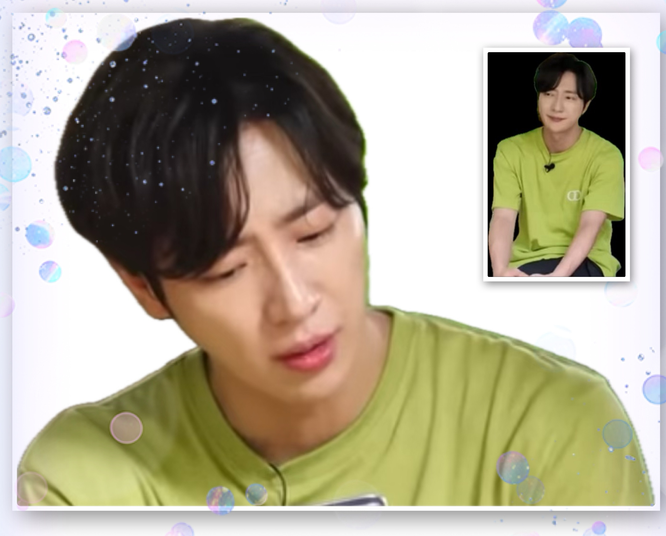 Behind-the-scenes cut of Lee Sangyeob