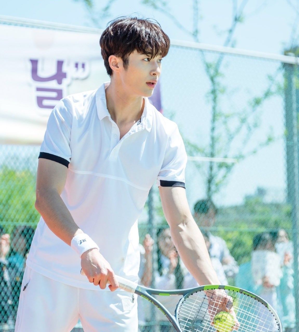 A moment captured by a fan of Byeon Wooseok