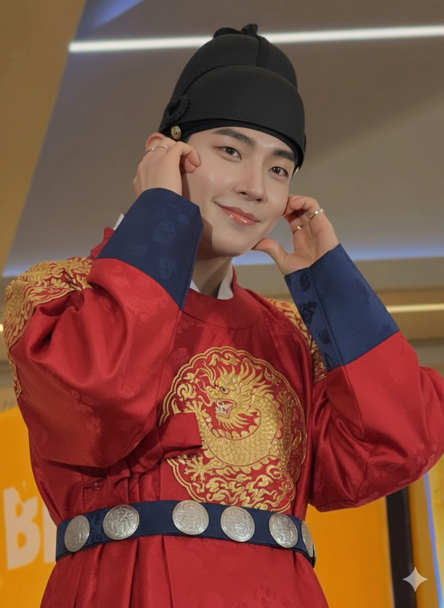 Behind-the-scenes cut of Hwang Inyoup