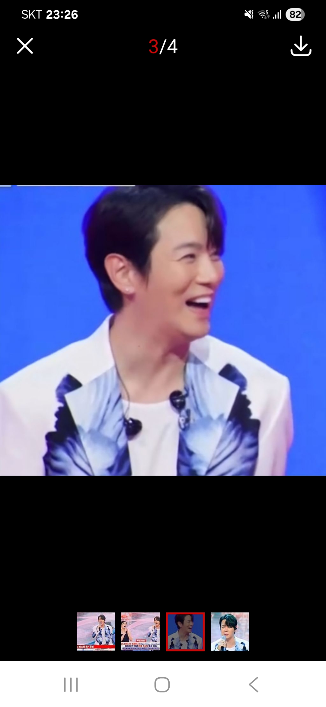 Behind-the-scenes cut of Hwanhee