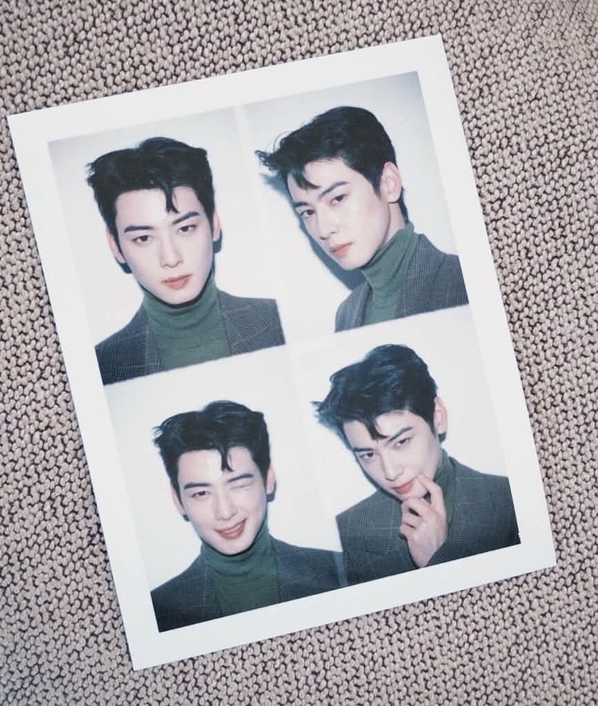 Behind-the-scenes cut of Cha Eunwoo