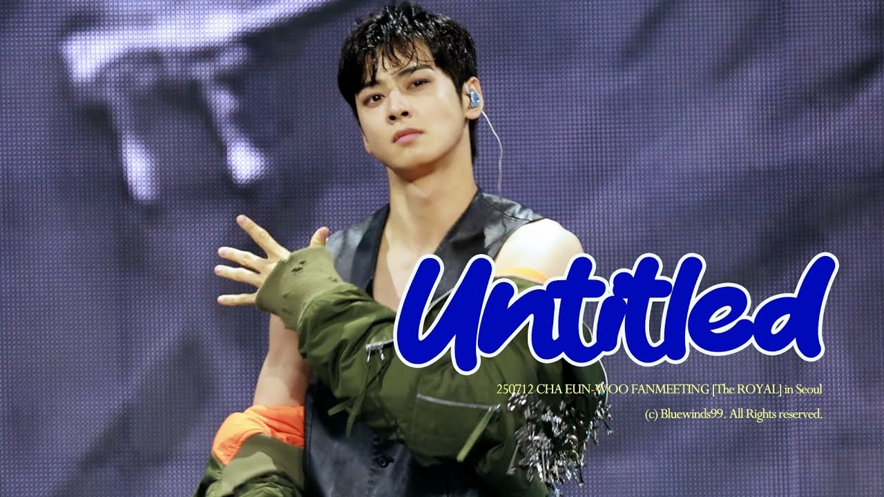 Recent activity shot of Cha Eunwoo